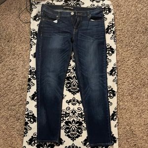 Like new dark denim Express jeans